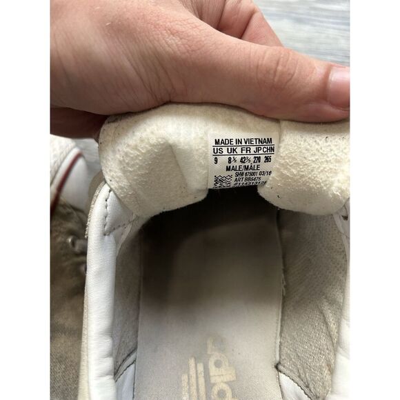 Size 9 - adidas Gazelle White Gold - Picture 5 of 5